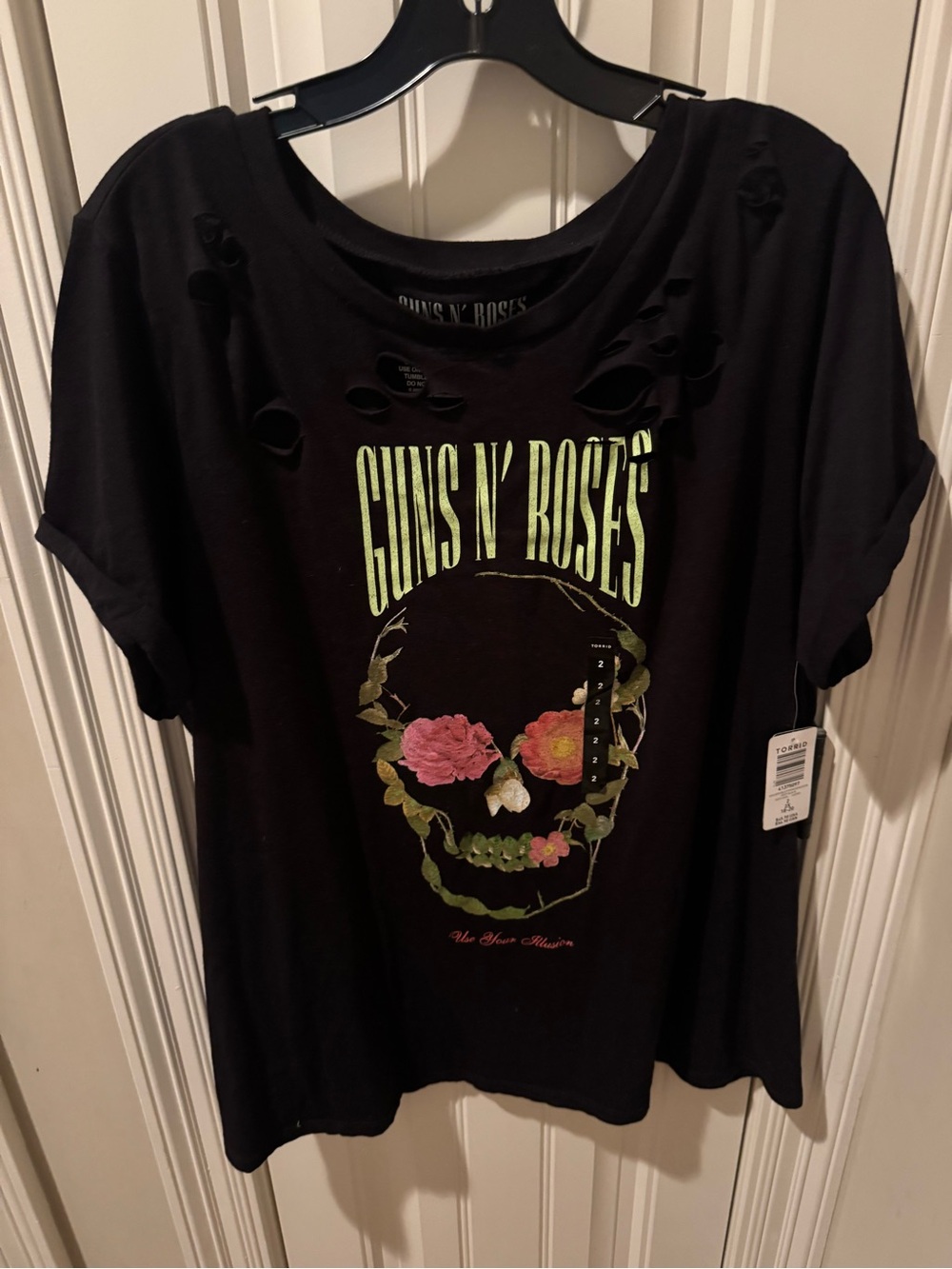 torrid Black Graphic Tee with Tag
